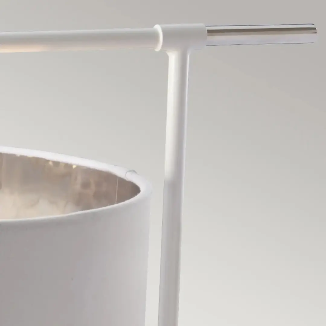 Elstead Balance LED Tafellamp - 1x E27 60W - Polished Nickel
