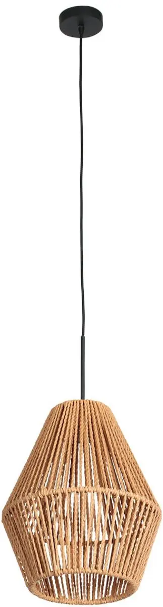 Steinhauer Sparkled Light Hanglamp - E27 - Creme/Zwart