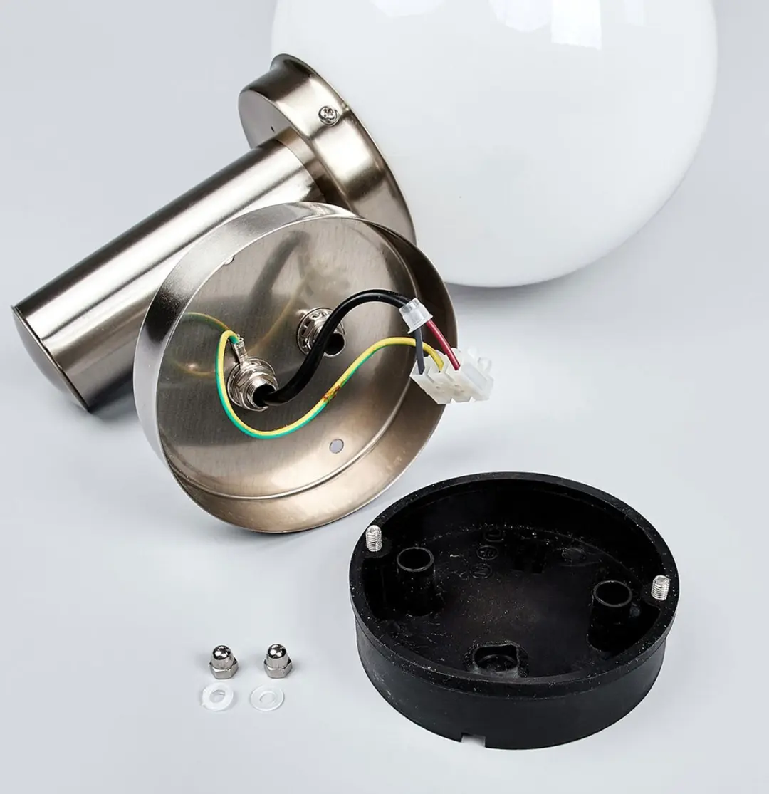 Lindby Wandlamp Buiten Roestvrij Staal 1 Licht