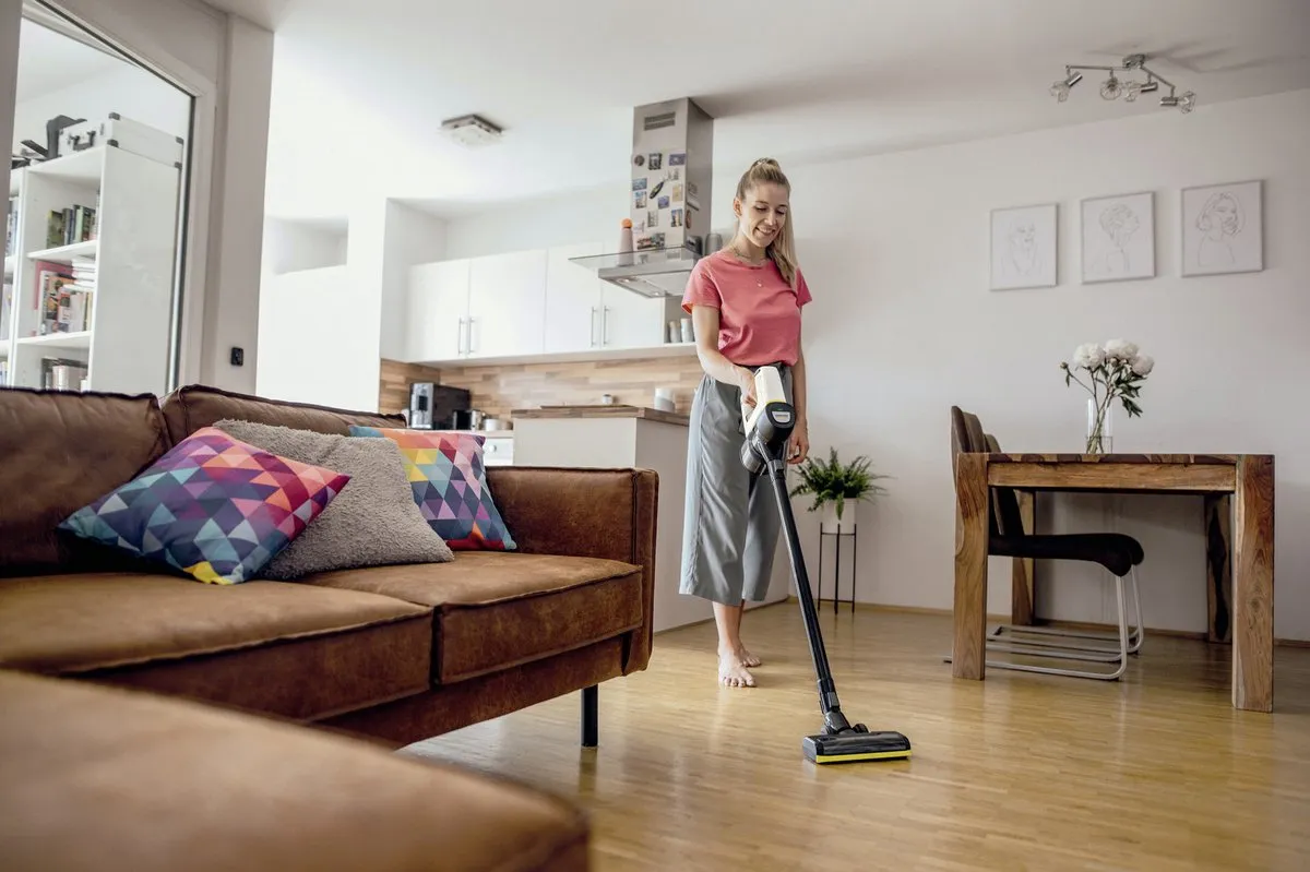 Kärcher VC 4 Cordless MyHome Pet Steelstofzuiger - Zwart/Wit