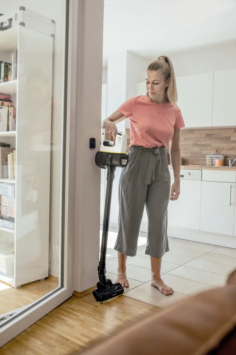 Kärcher VC 4 Cordless MyHome Pet Steelstofzuiger - Zwart/Wit