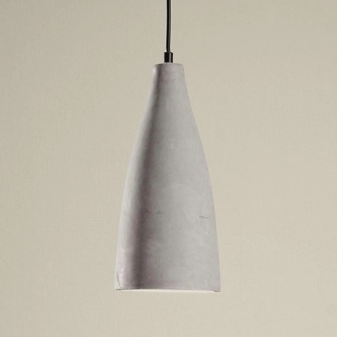 Lindby Hanglamp Betongrijs Metaal