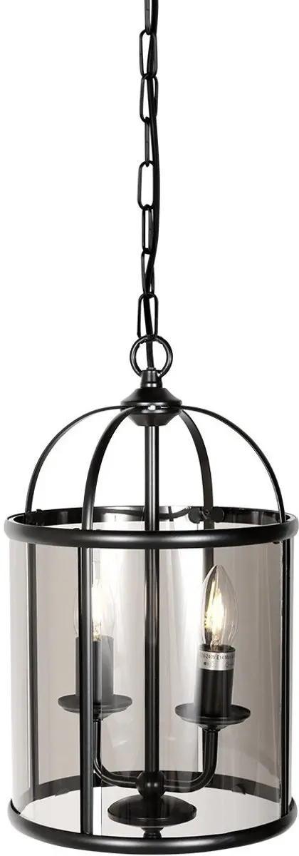 Steinhauer Hanglamp Pimpernel 5971ZW - Zwart Ø23cm
