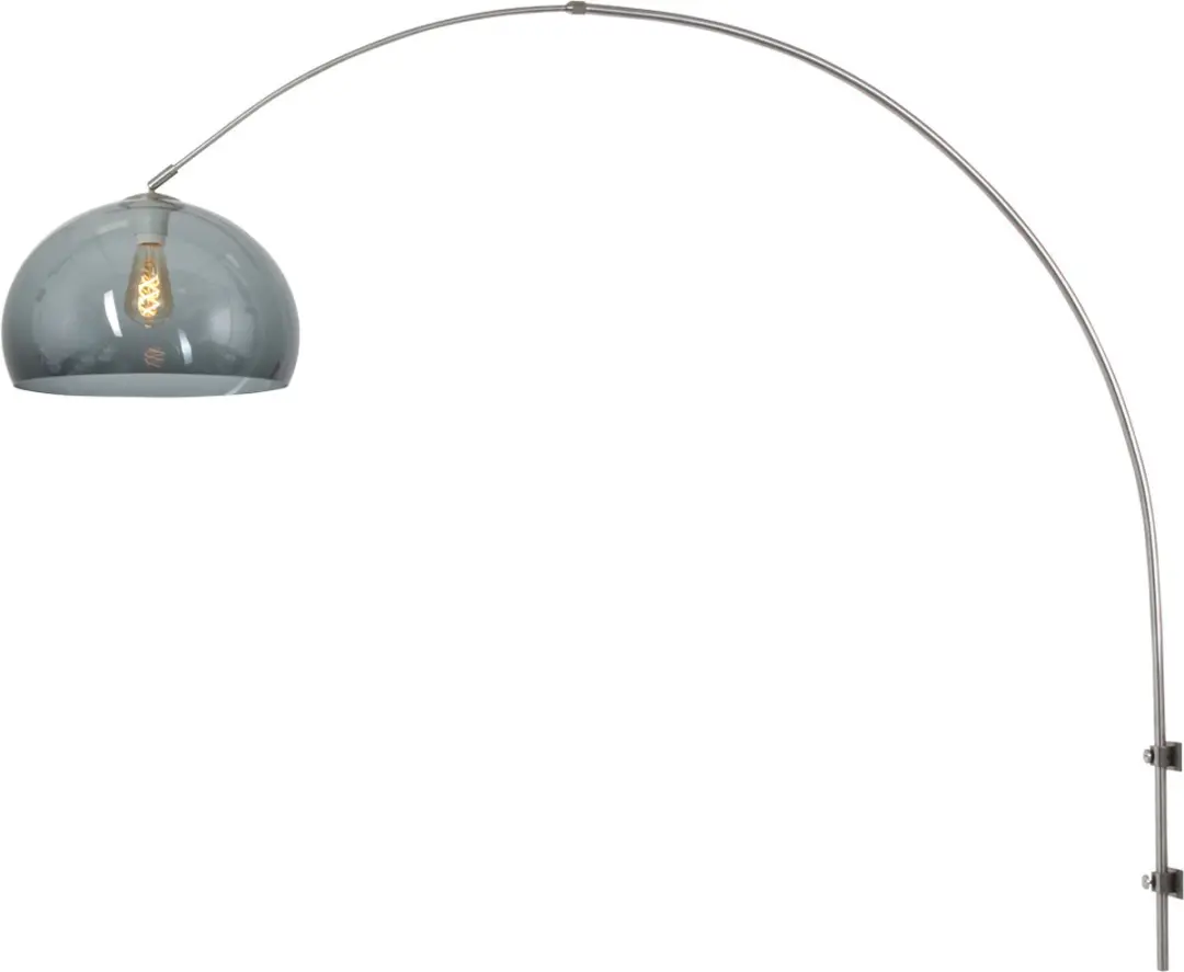 Steinhauer Wandlamp Sparkled Light 8201ST - Staalkleurig 145cm