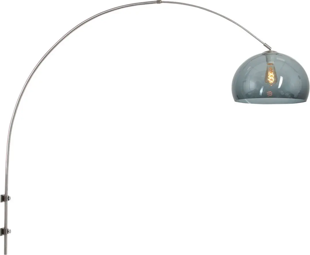 Steinhauer Wandlamp Sparkled Light 8201ST - Staalkleurig 145cm