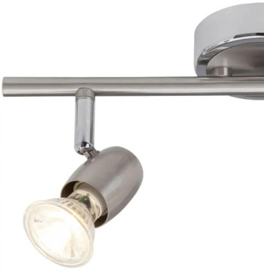 Brilliant Wesley Plafondspot - 2 Lichtpunten - Chroom