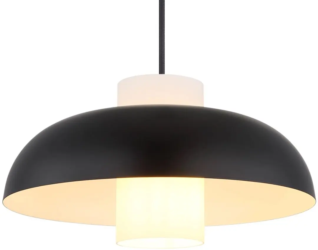 Globo Lowe Hanglamp - Ø38cm - Zwart