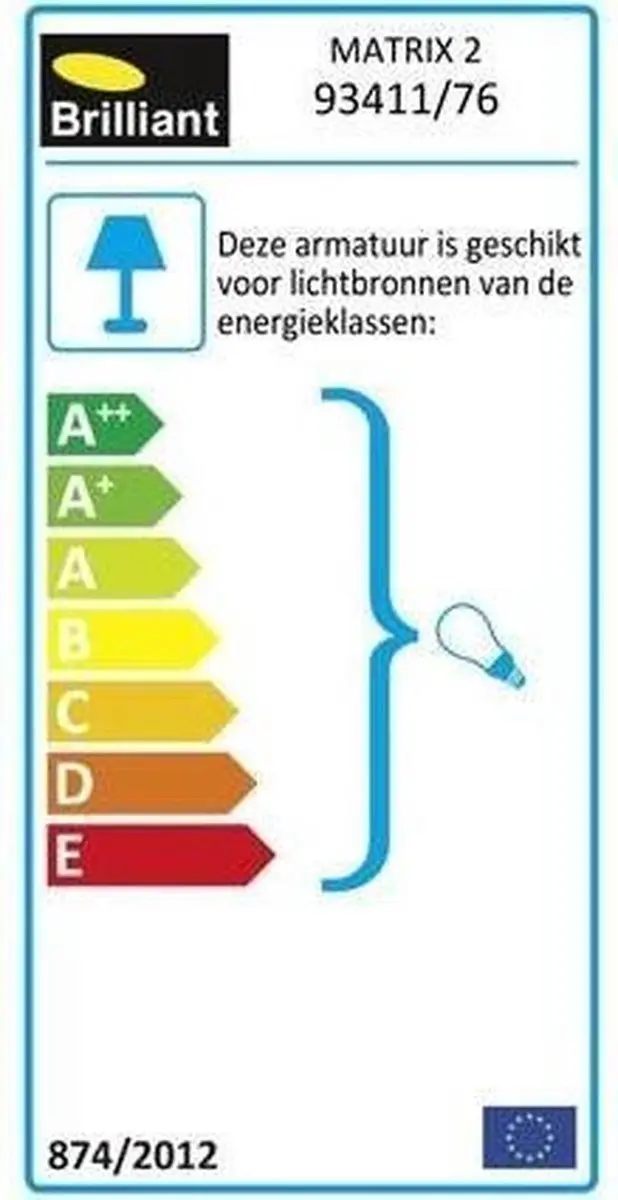 Brilliant Matrix XL Hanglamp - 2x E27 - 144xØ48cm - Landelijk Zwart