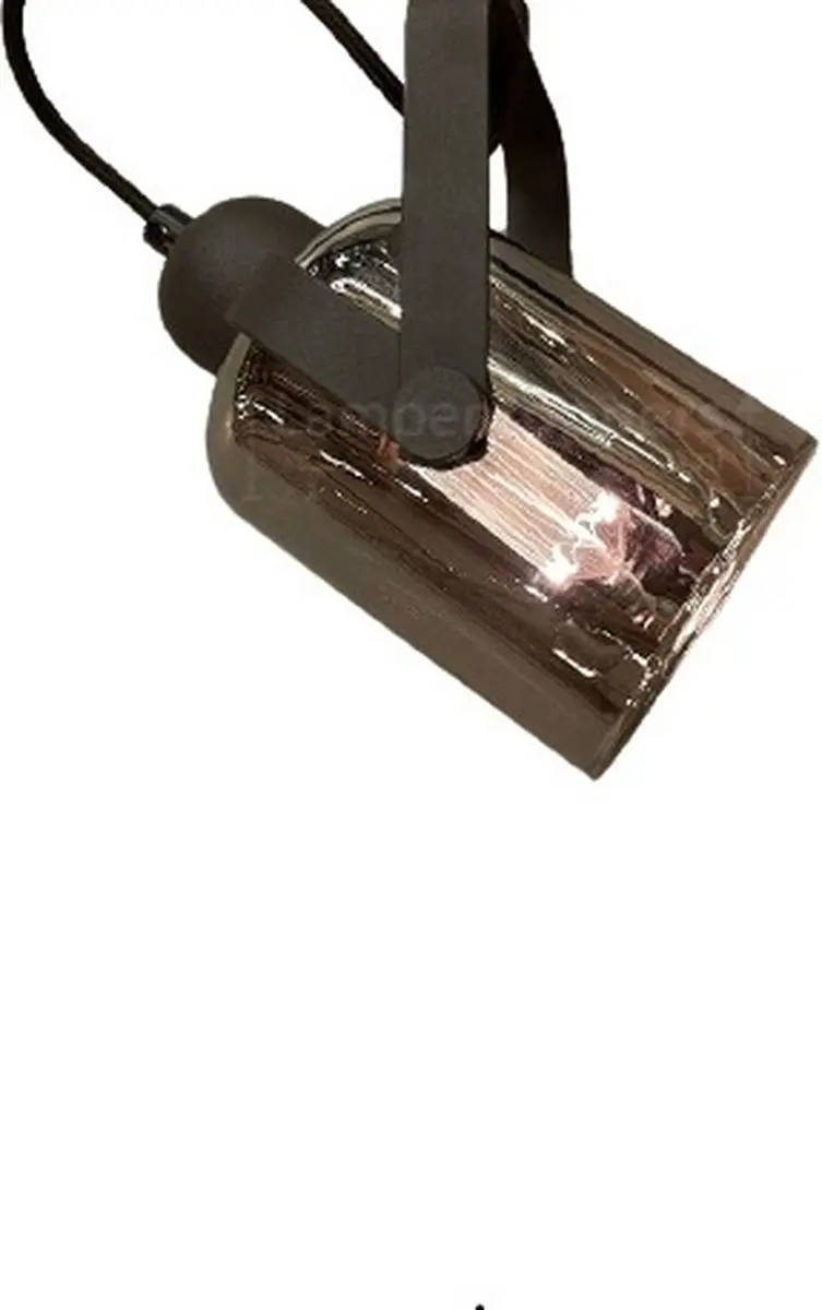 Freelight Spot Fumoso Zwart Smoke Glas 1 Lichtpunt