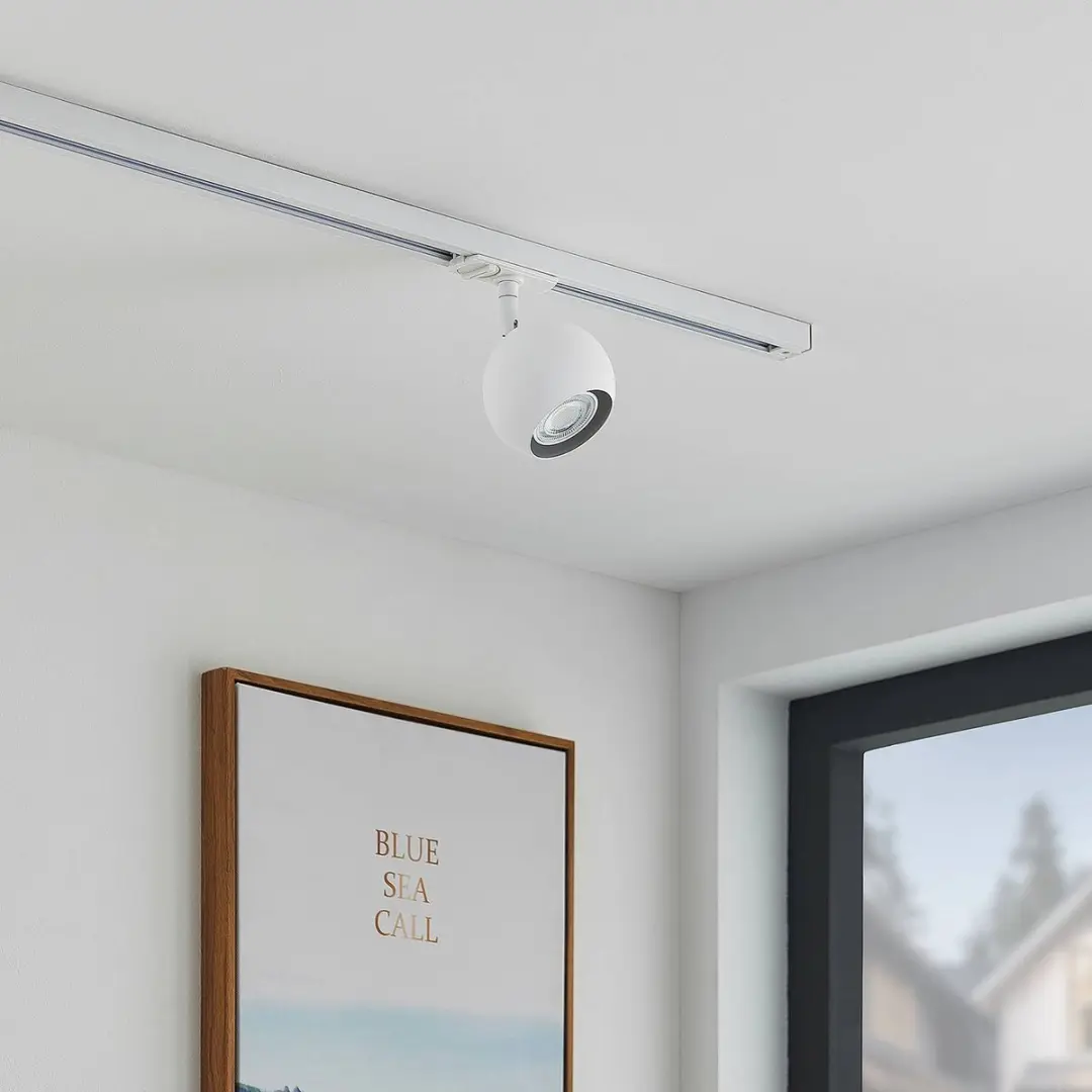 Lindby 1-fase Railverlichting 1 Licht GU10 - 10W - Wit