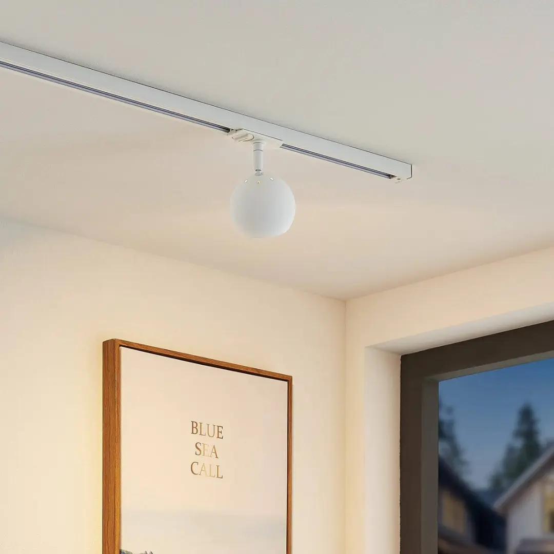 Lindby 1-fase Railverlichting 1 Licht GU10 - 10W - Wit