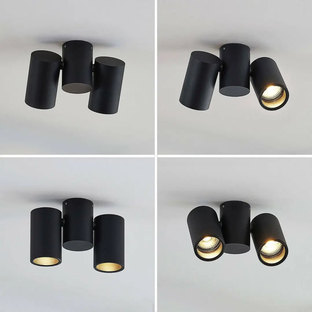 ARCCHIO Gesina+ Plafondlamp 2-lichts - Zwart
