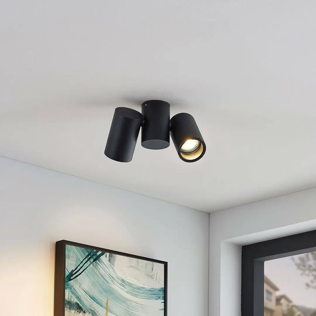 ARCCHIO Gesina+ Plafondlamp 2-lichts - Zwart