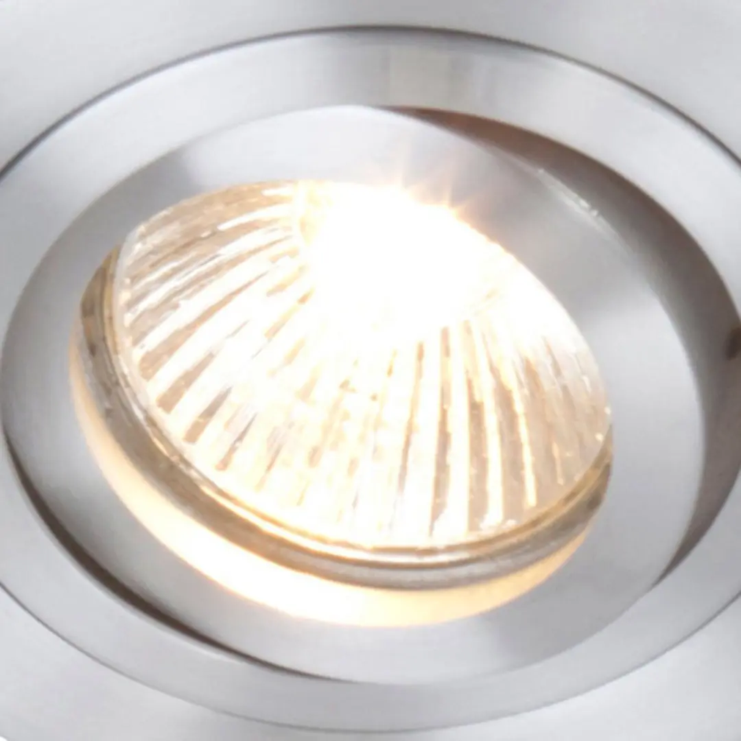 Steinhauer Pelite Inbouwspot 7304ST - Ø10cm - Zilver