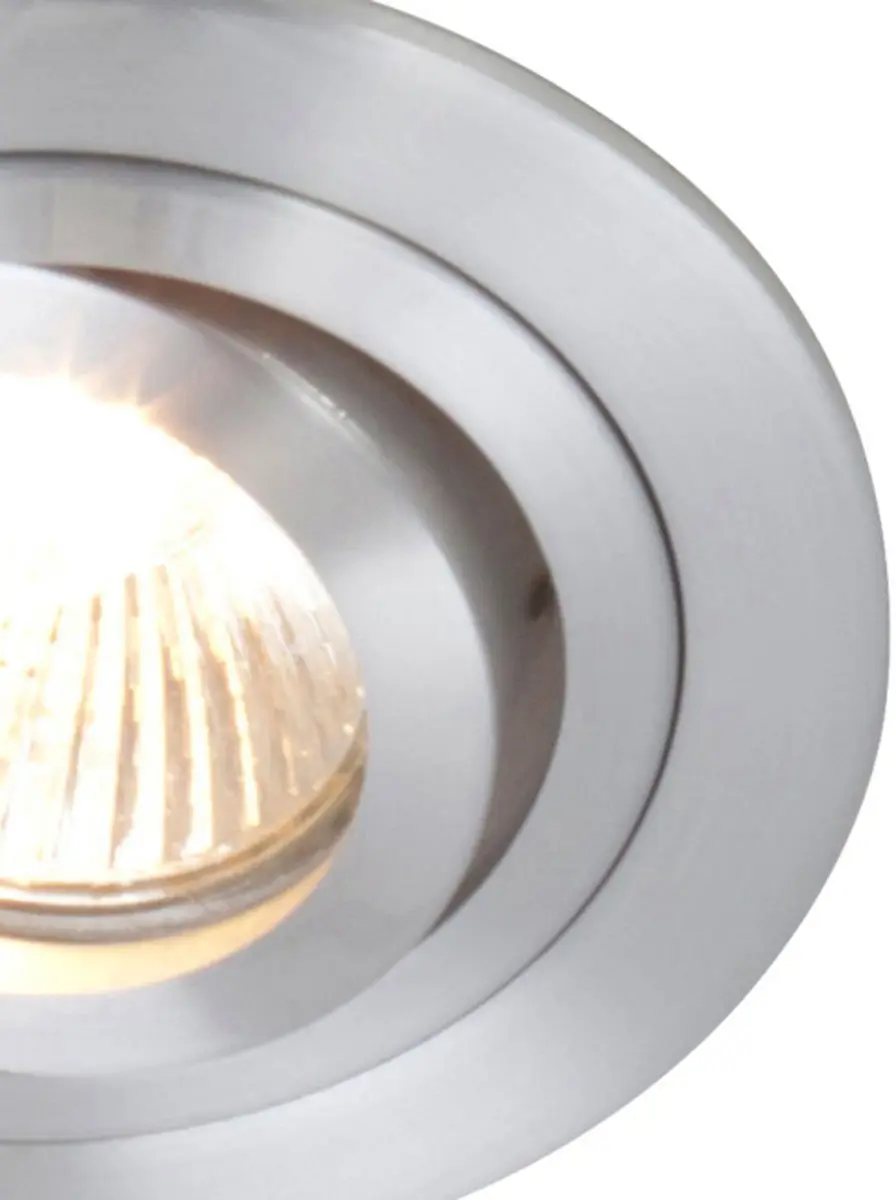 Steinhauer Pelite Inbouwspot 7304ST - Ø10cm - Zilver