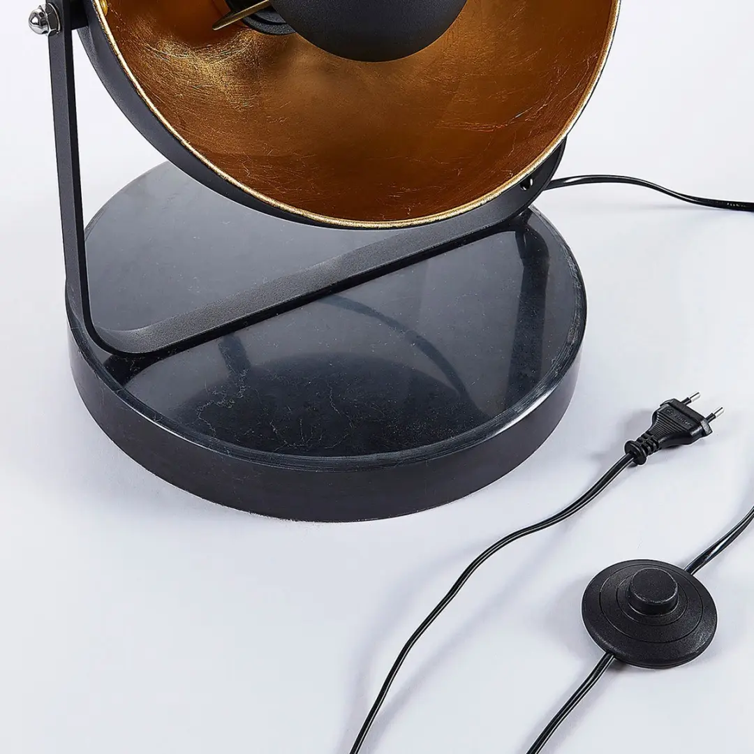 Lindby Muriel+ Vloerlamp 3-lichts - Zwart/Goud