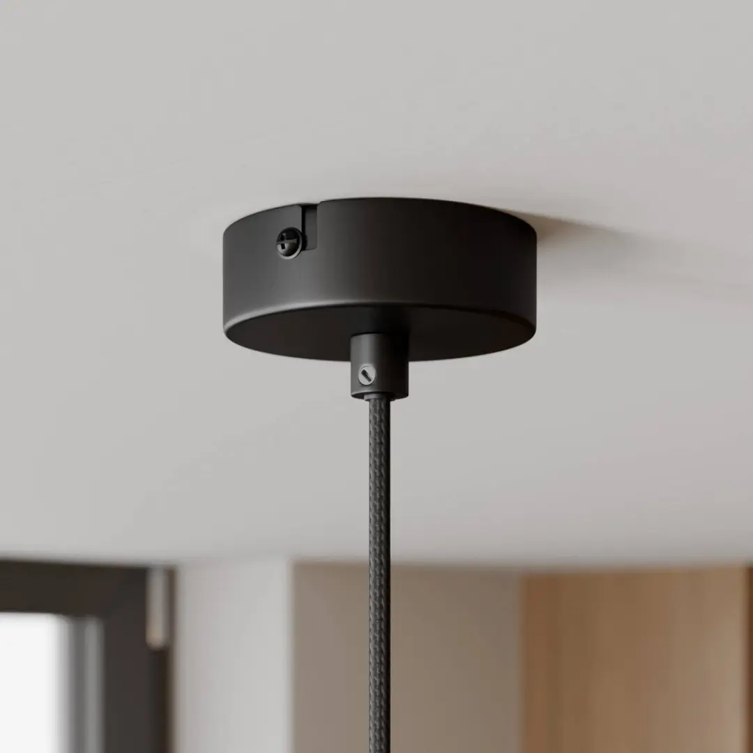 ARCCHIO Hanglamp Staal 1 Licht E27 - 26 cm - Zwart/Goud - afbeelding 6 van 6