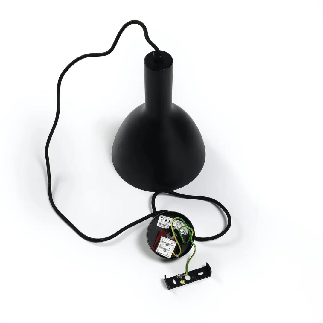 ARCCHIO Hanglamp Staal 1 Licht E27 - 26 cm - Zwart/Goud