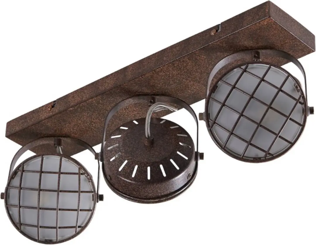 Lindby Buitenspot 3-lichts G9 - Ø13cm - Roest/Wit