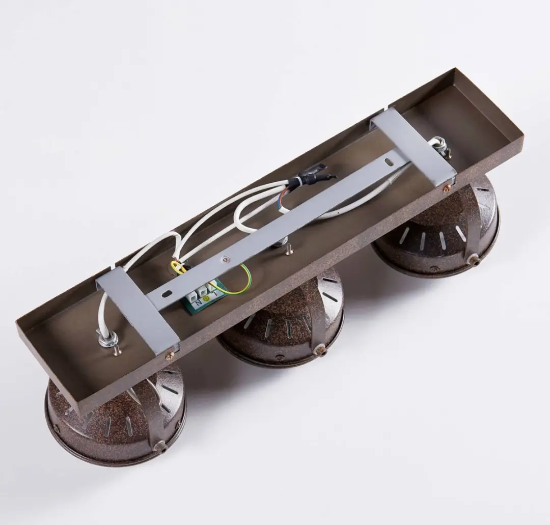Lindby Buitenspot 3-lichts G9 - Ø13cm - Roest/Wit
