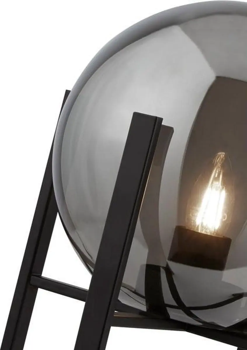 Searchlight Oldham Tafellamp - Smoke/Zwart
