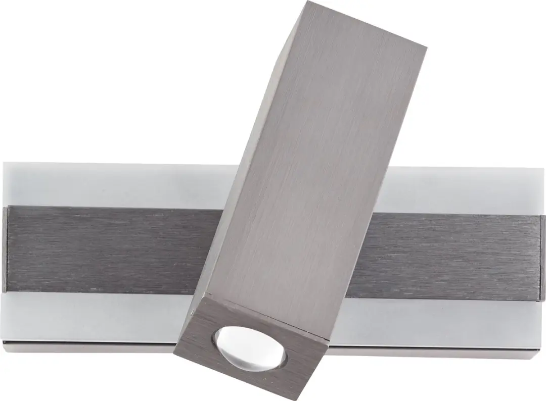 Brilliant Howle LED Wandspot 8W - Aluminium/Zwart