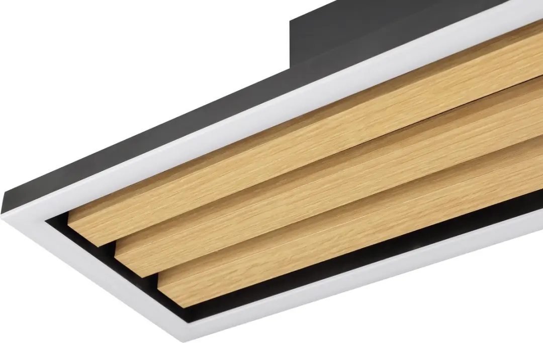 Brilliant Calma Plafondlamp 20W - 2600lm - Zwart/Bruin