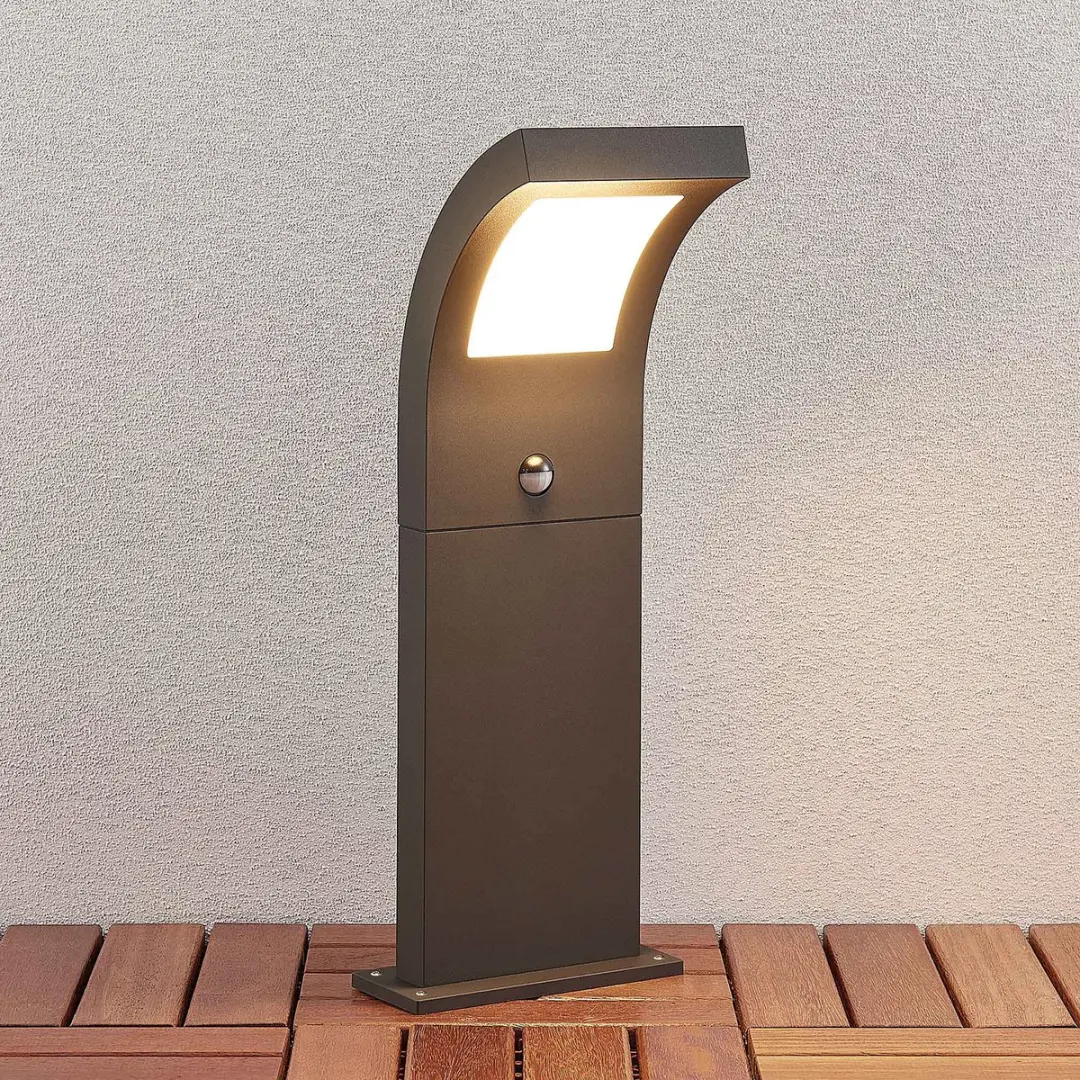 ARCCHIO Padverlichting Zuillamp 13.5W - Grafietgrijs/Opaalwit