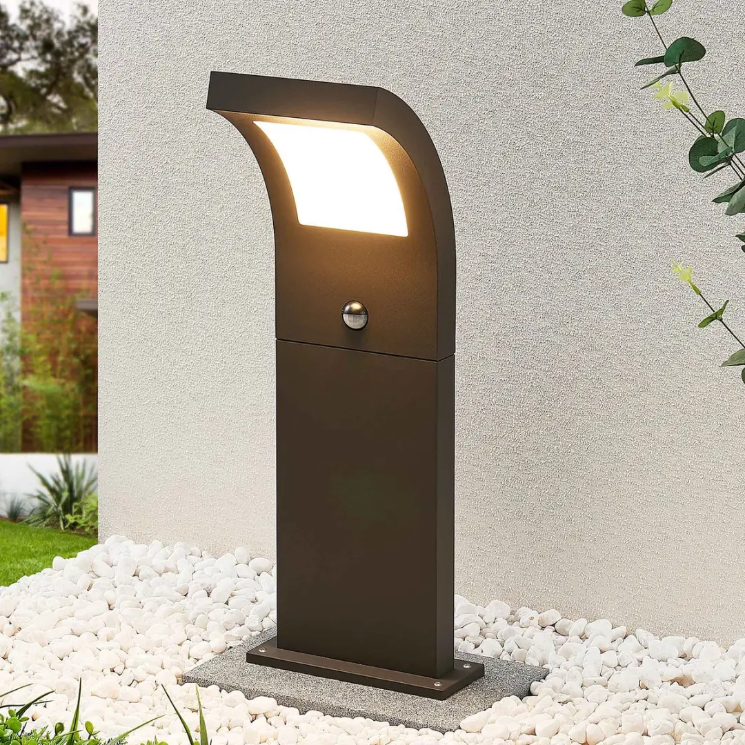 ARCCHIO Padverlichting Zuillamp 13.5W - Grafietgrijs/Opaalwit