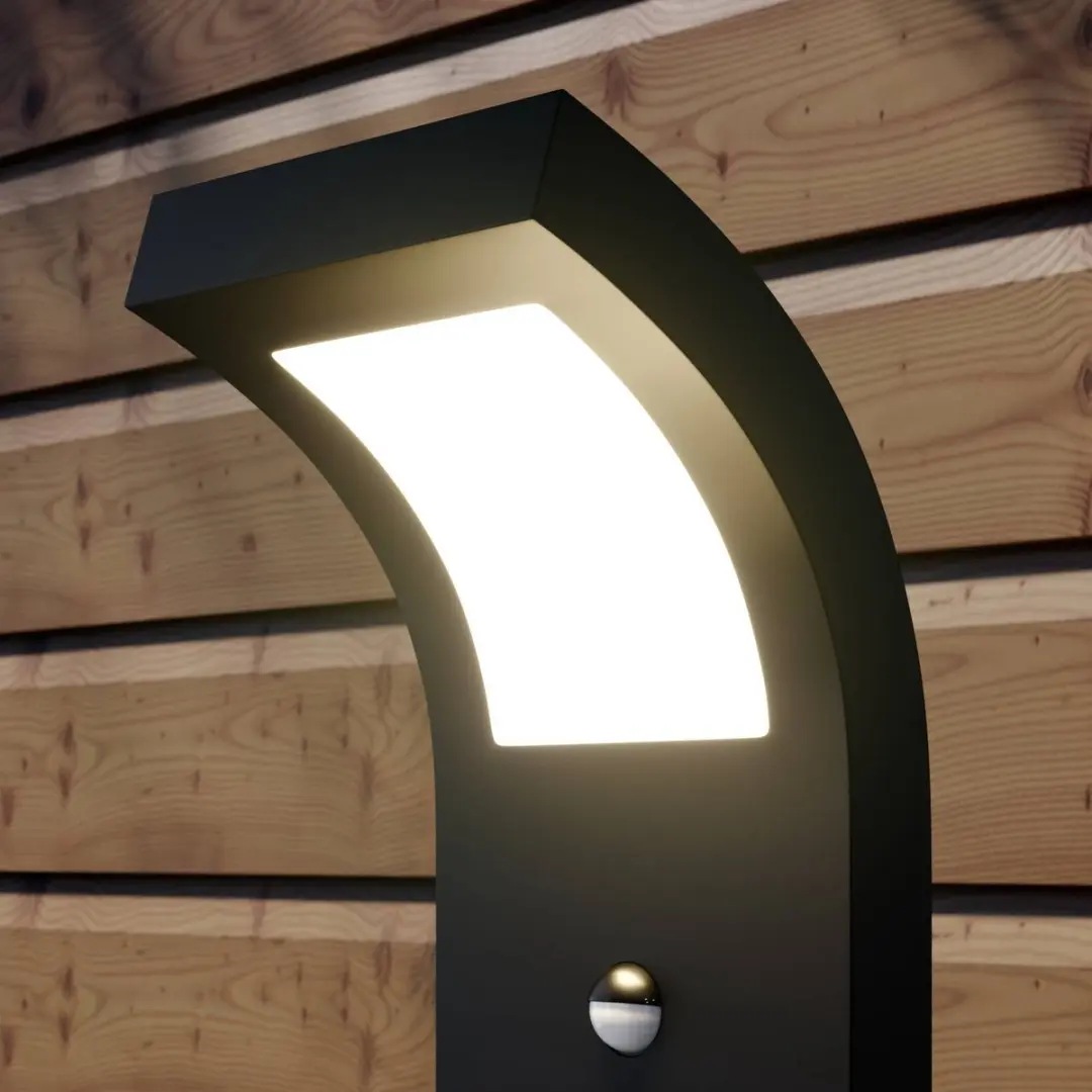 ARCCHIO Padverlichting Zuillamp 13.5W - Grafietgrijs/Opaalwit - afbeelding 6 van 6
