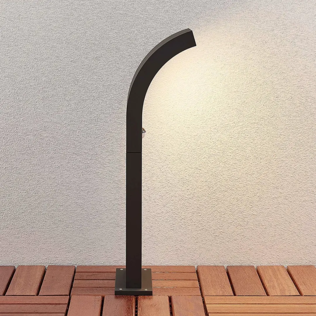 ARCCHIO Padverlichting Zuillamp 13.5W - Grafietgrijs/Opaalwit