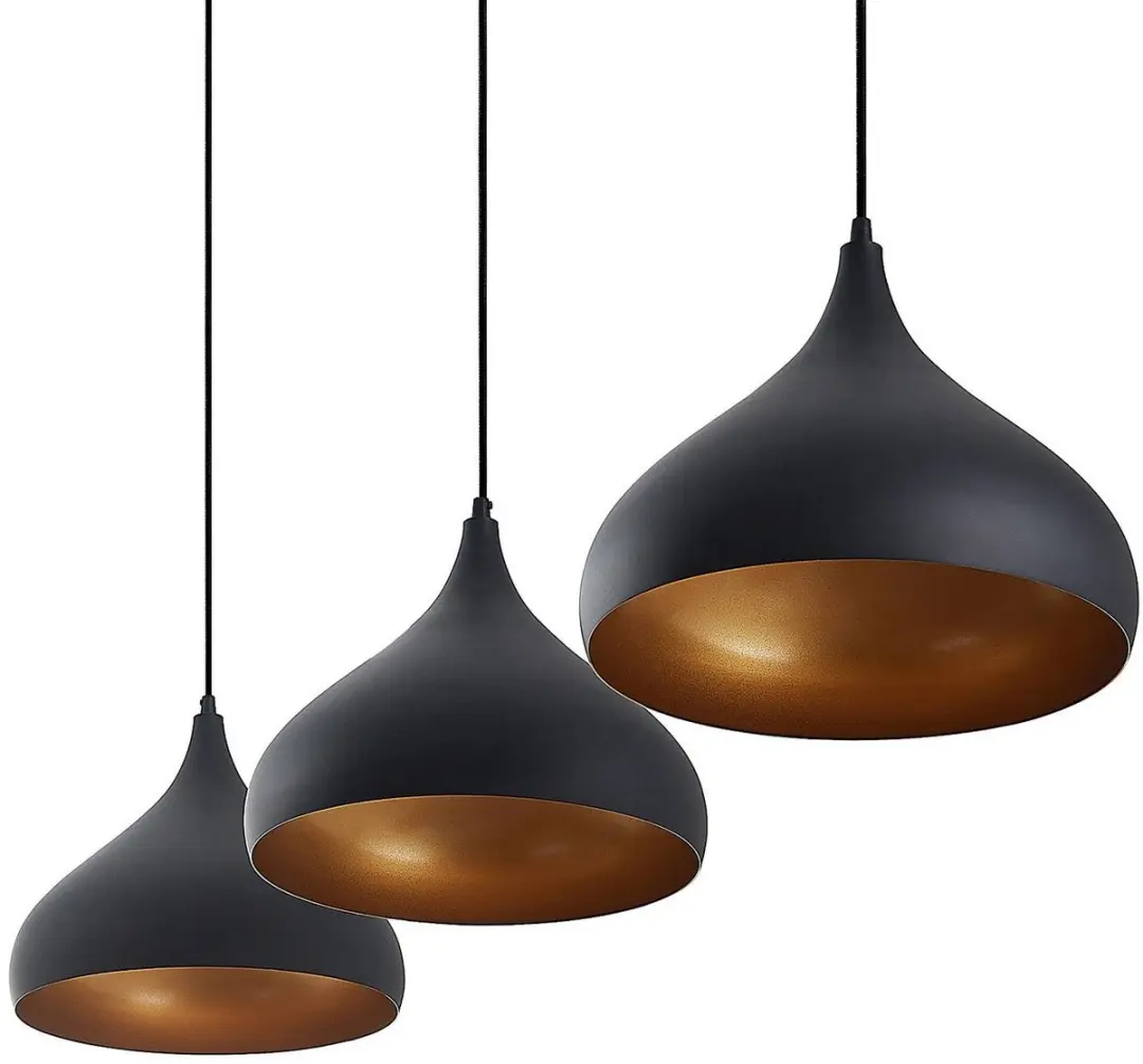 Lindby Hanglamp 3-Lichts Staal/Aluminium