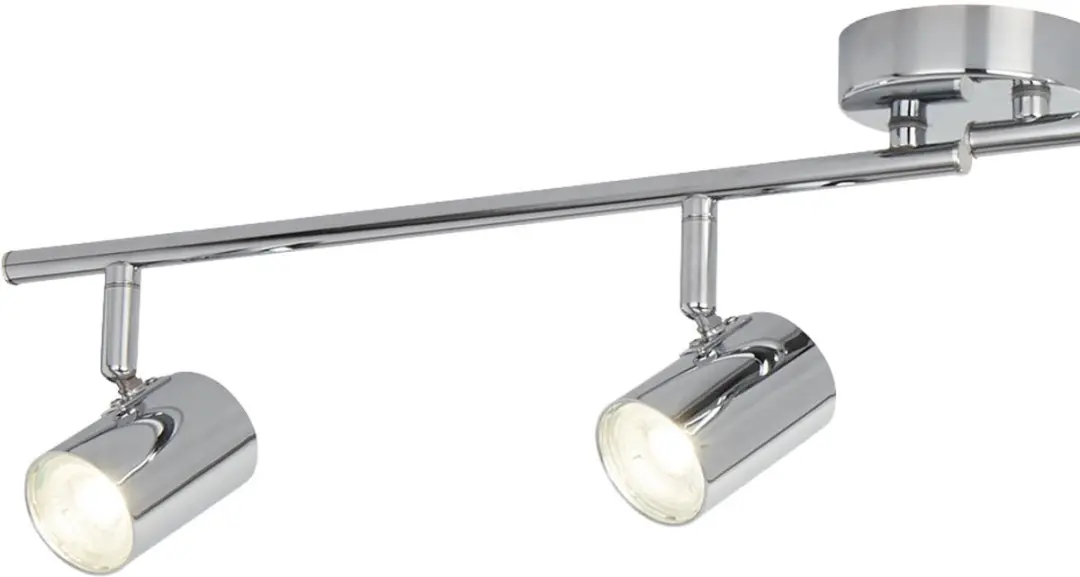 Searchlight Plafondlamp 4 Spots - 4x4W LED Warm Wit - 77x9x13cm