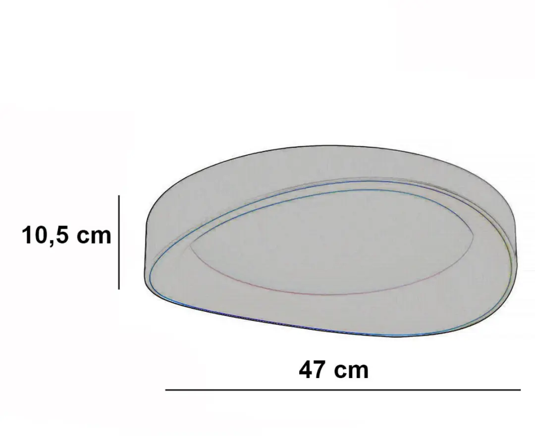 Freelight Duna Plafondlamp Ø47cm - 40W Warm Wit
