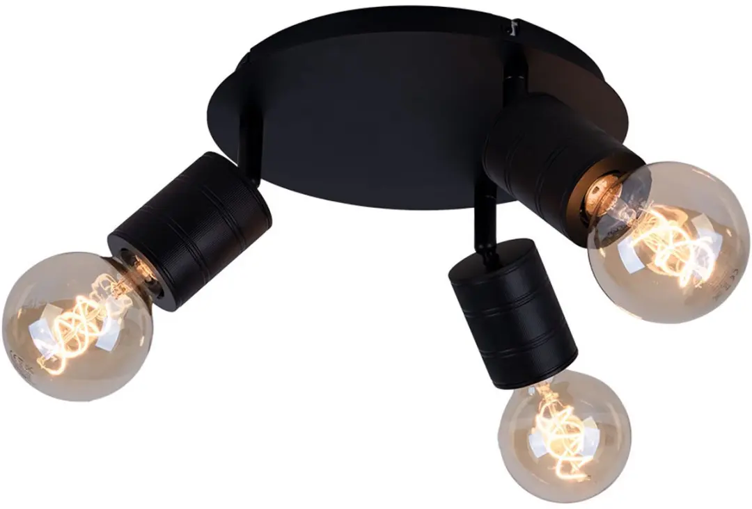 Globo Plafondlamp 3 Vlammen Zwenkbaar