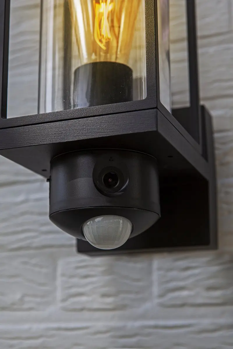 Lutec Connect Flair Slimme Wandlamp E27 - 40W - Mat Zwart