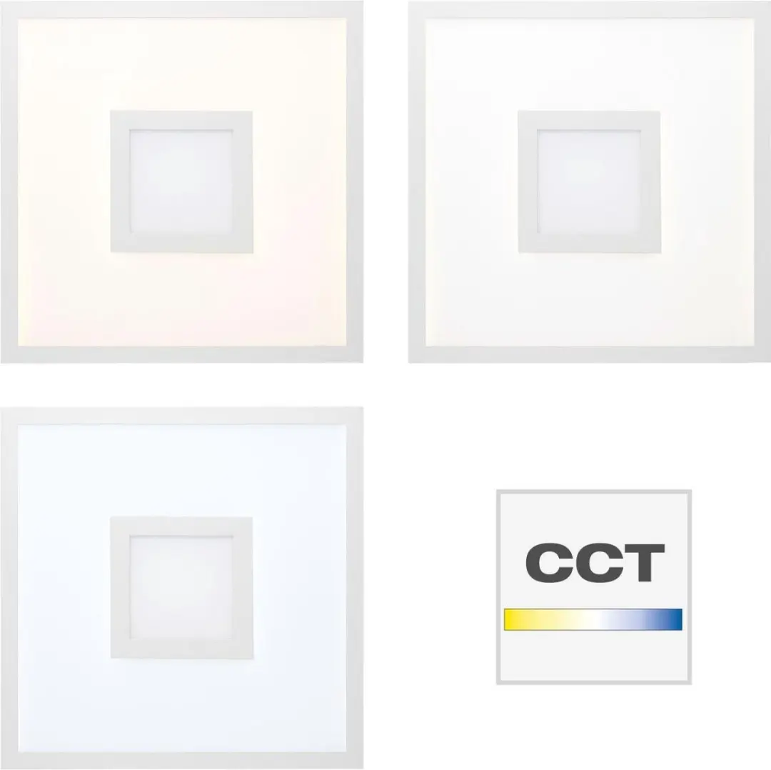 Brilliant Odella LED Plafondpaneel 40x40cm - 25W RGB Wit