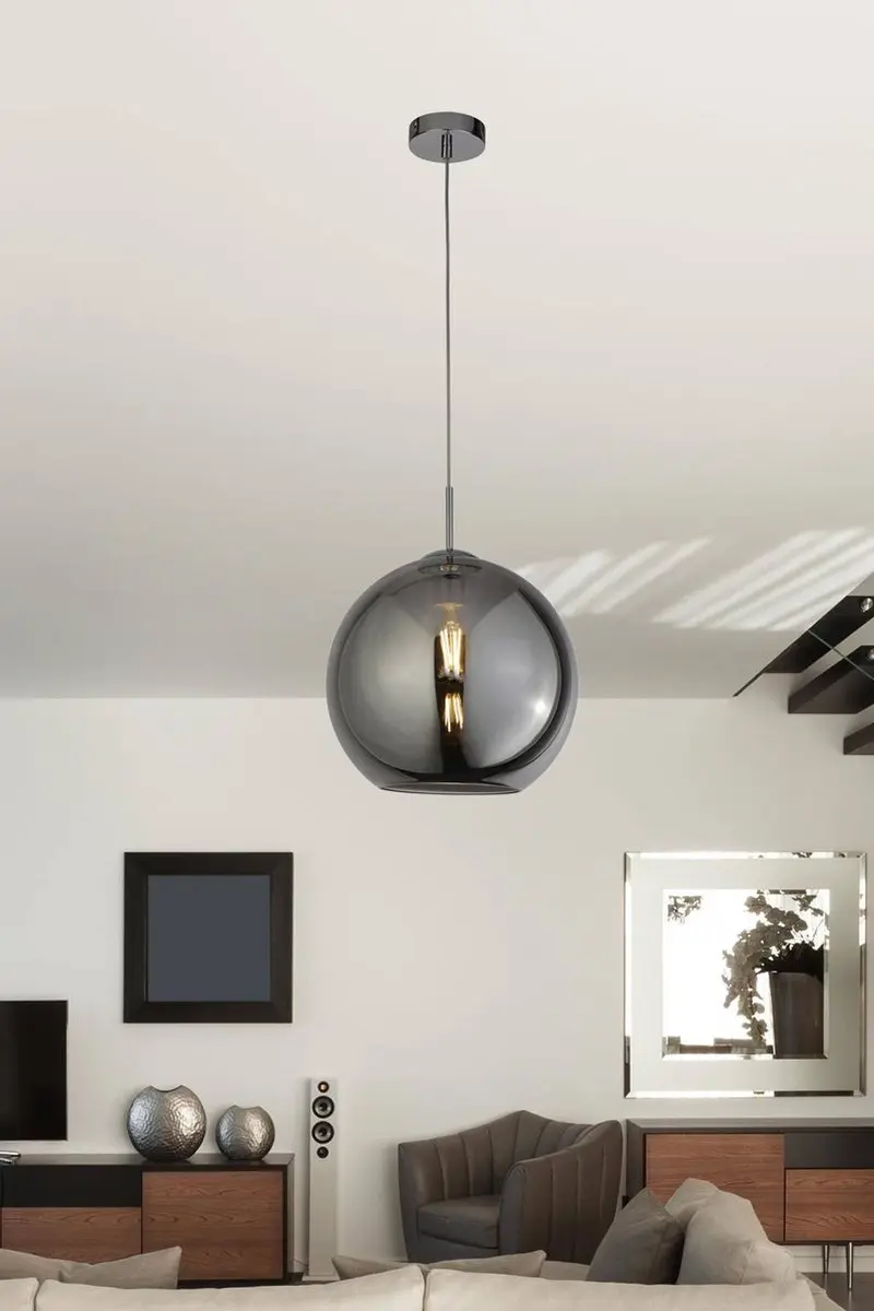 Searchlight Balls Hanglamp Rookglas - Ø32cm