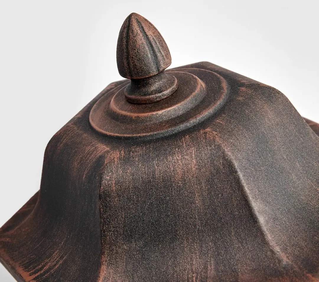 Lindby Wandlamp Buiten 1 Licht E27 - Zwart-Roest