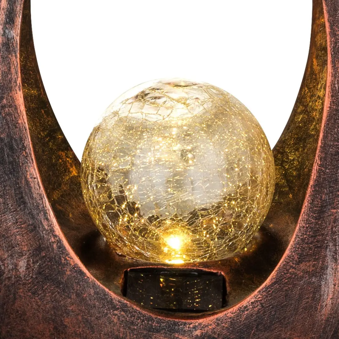 Globo LED Zonne Vloerlampen Set 2 Stuks - Brons