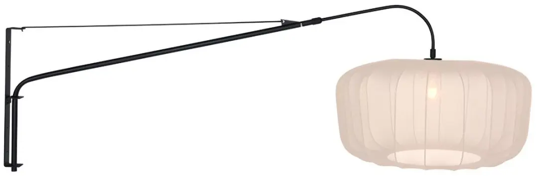 Steinhauer Wandlamp 2574ZW Elegant Classy - 40W - Ø10cm - Beige/Zwart