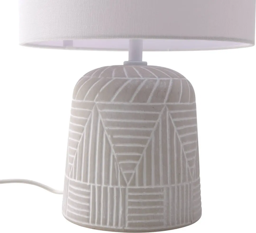 Lindby Keramiek Tafellamp 1 Licht E27 - Wit