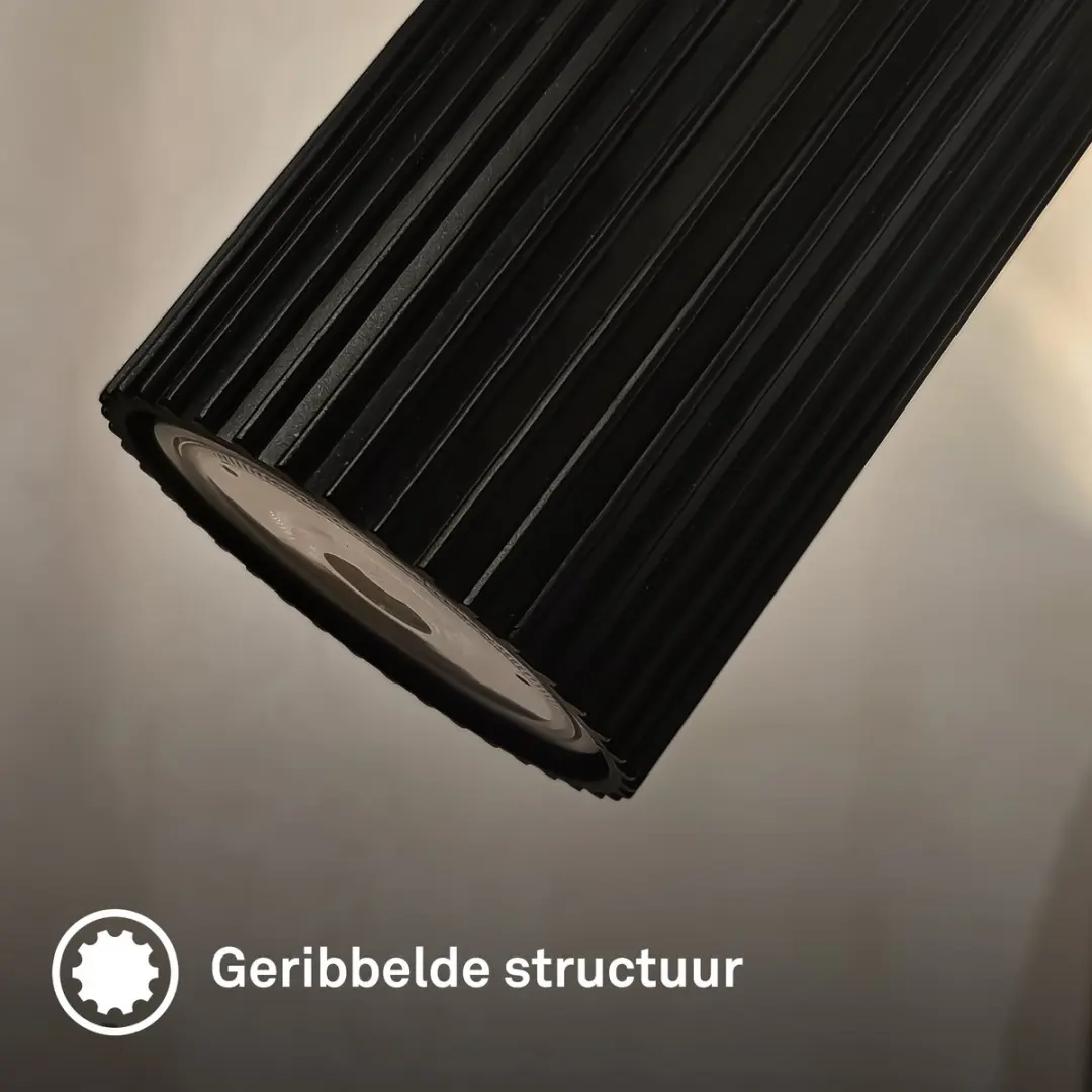 Briloner Ida Vloerlamp - 3x GU10 - 141cm - Zwart