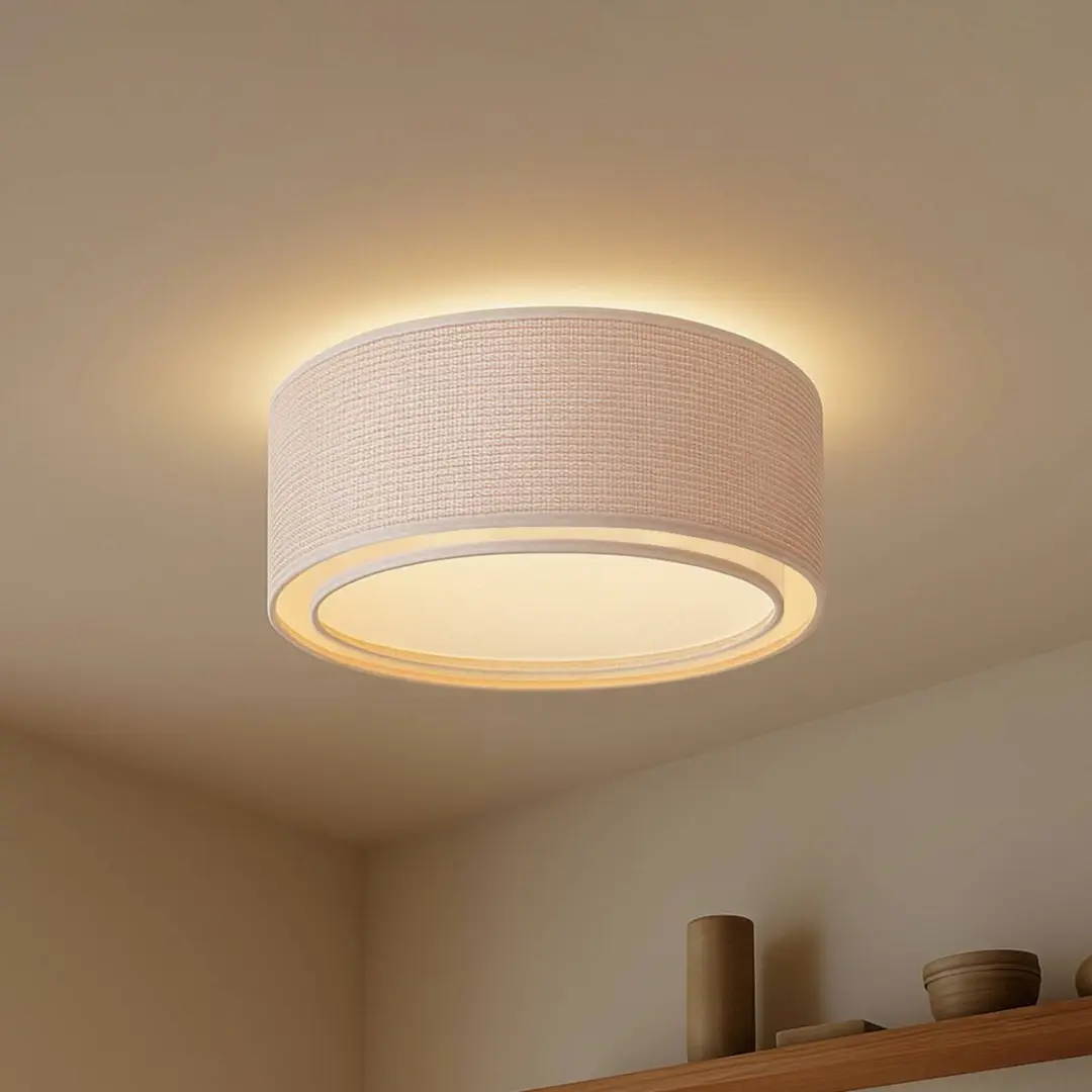 Lindby Plafondlamp 3 Lichtpunten 60cm - Beige