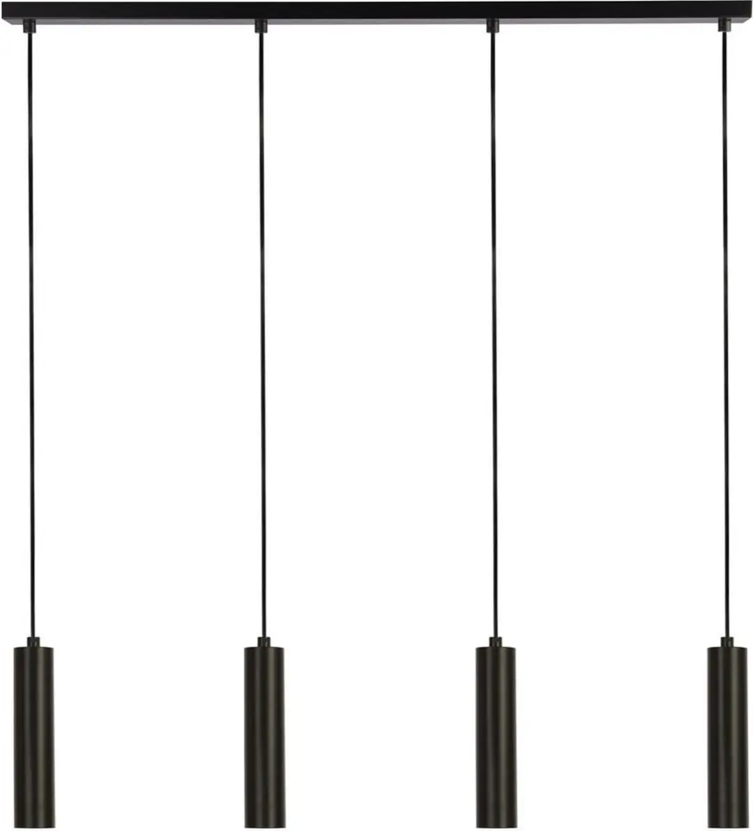 Searchlight Dulwich Hanglamp - 1 Lichtpunt - Zwart