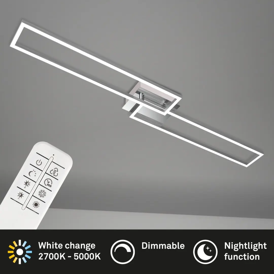 Briloner Plafondlamp LED 2x40W