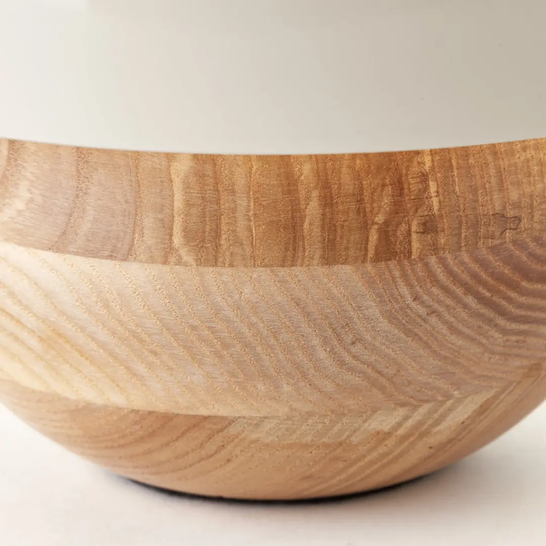 Brilliant Nalam Tafellamp 20cm - Licht hout/grijs - E14 40W