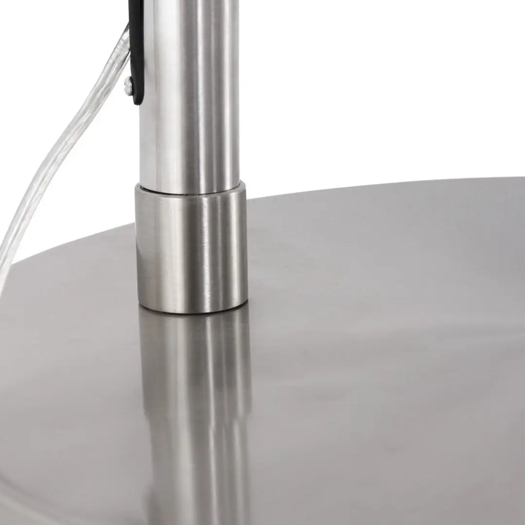Steinhauer Luma-Nola 3806ST Vloerlamp - Zilver/Wit - 40W - 60cm