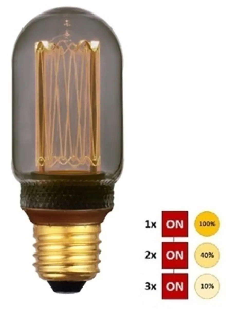 Freelight Led Lamp Smoke 40mm - 4.3W - Rookglas - afbeelding 6 van 6