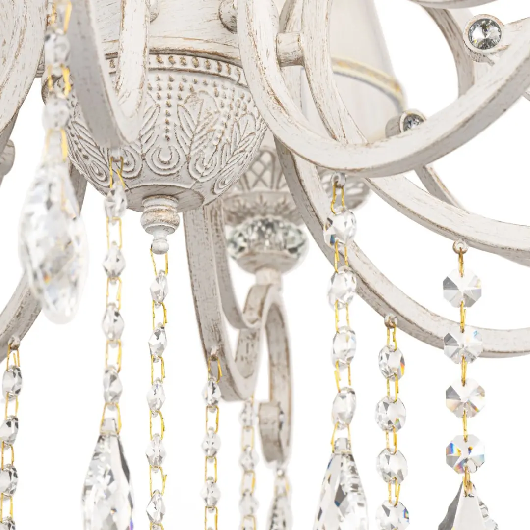 Maytoni Grace Kroonluchter - Wit/Goud Ø85cm